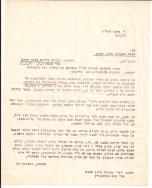 מכתב לועד אלוש ממרים מאיר בעניין רכישת דירות - 02.1979