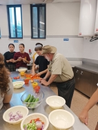 פעילות 'בואו לבשל איתי' ושיח משותף