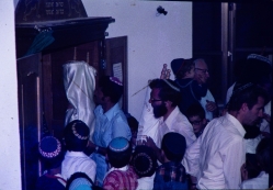 הכנסת ספרי התורה לבית הכנסת המרכזי